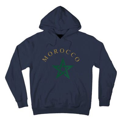 Morocco Flag Tall Hoodie