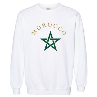 Morocco Flag Garment-Dyed Sweatshirt