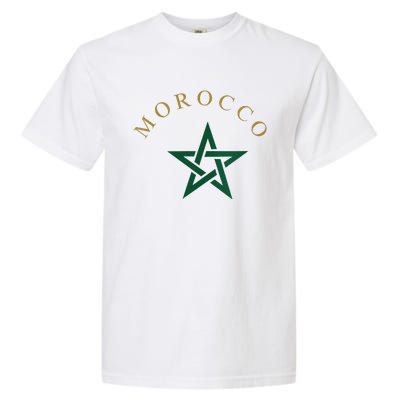 Morocco Flag Garment-Dyed Heavyweight T-Shirt