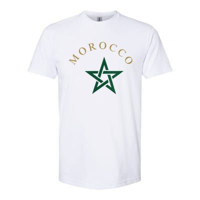 Morocco Flag Softstyle CVC T-Shirt