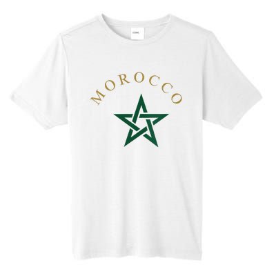 Morocco Flag Tall Fusion ChromaSoft Performance T-Shirt