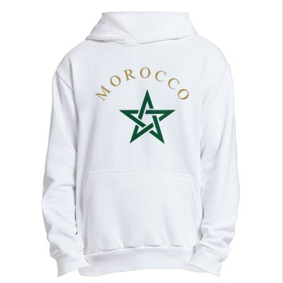 Morocco Flag Urban Pullover Hoodie