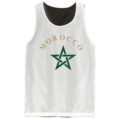 Morocco Flag Mesh Reversible Basketball Jersey Tank