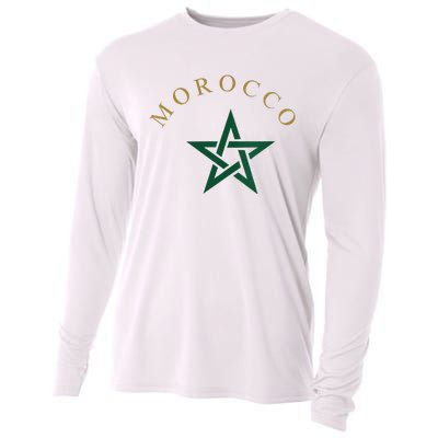 Morocco Flag Cooling Performance Long Sleeve Crew