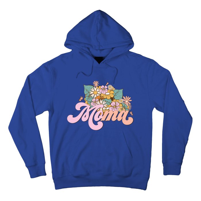 Moma Flower Mom Happy MotherS Day Gift Hoodie