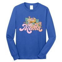 Moma Flower Mom Happy MotherS Day Gift Long Sleeve Shirt