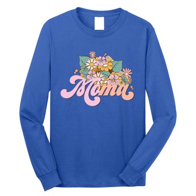 Moma Flower Mom Happy MotherS Day Gift Long Sleeve Shirt