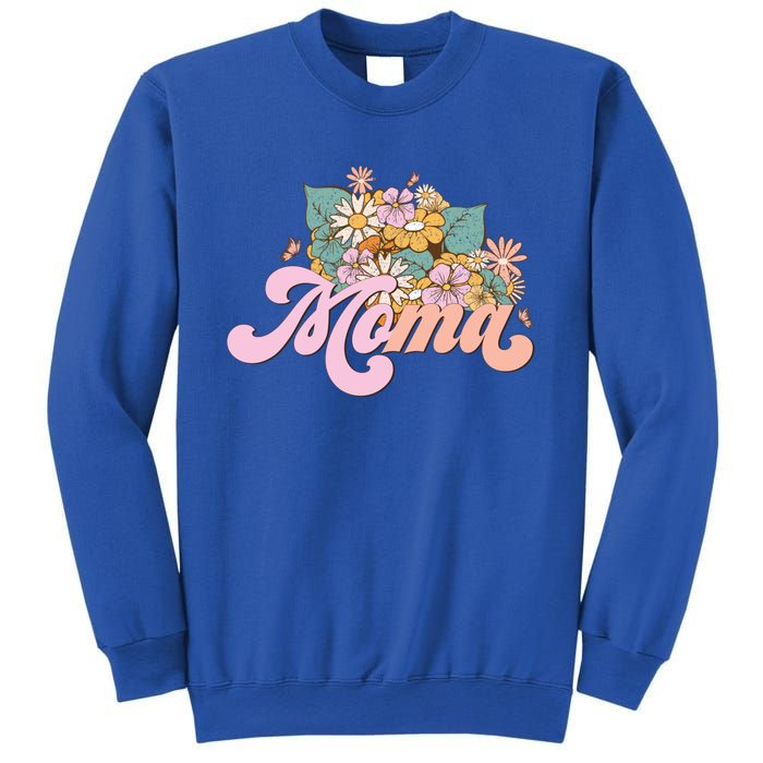 Moma Flower Mom Happy MotherS Day Gift Sweatshirt