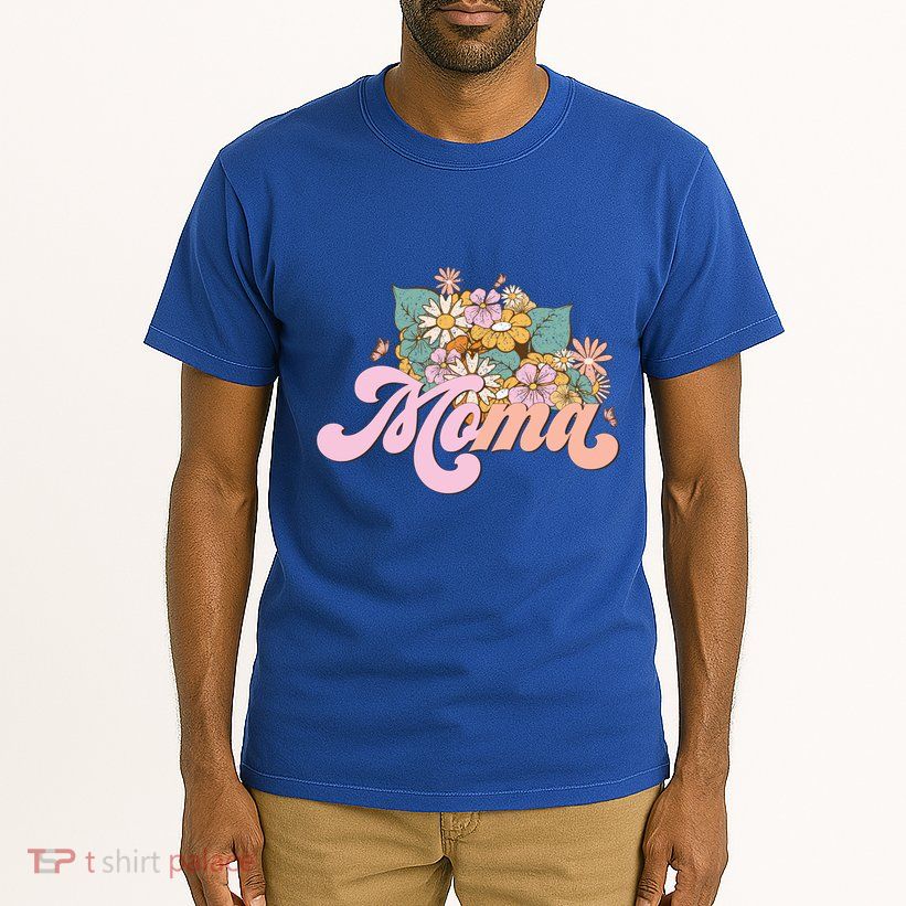 Moma Flower Mom Happy MotherS Day Gift Tall T-Shirt