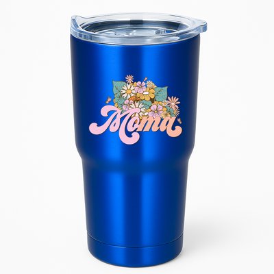 Moma Flower Mom Happy MotherS Day Gift Tumbler