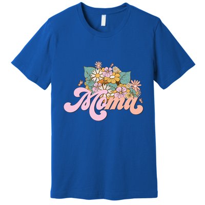 Moma Flower Mom Happy MotherS Day Gift Premium T-Shirt