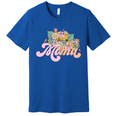 Moma Flower Mom Happy MotherS Day Gift Premium T-Shirt