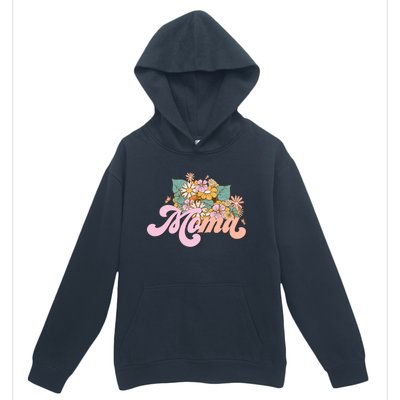 Moma Flower Mom Happy MotherS Day Gift Urban Pullover Hoodie