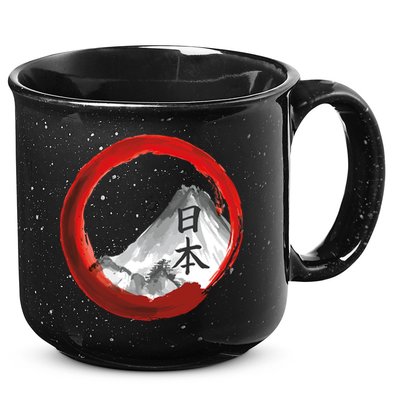 Mount Fuji 15oz Campfire Ceramic Mug