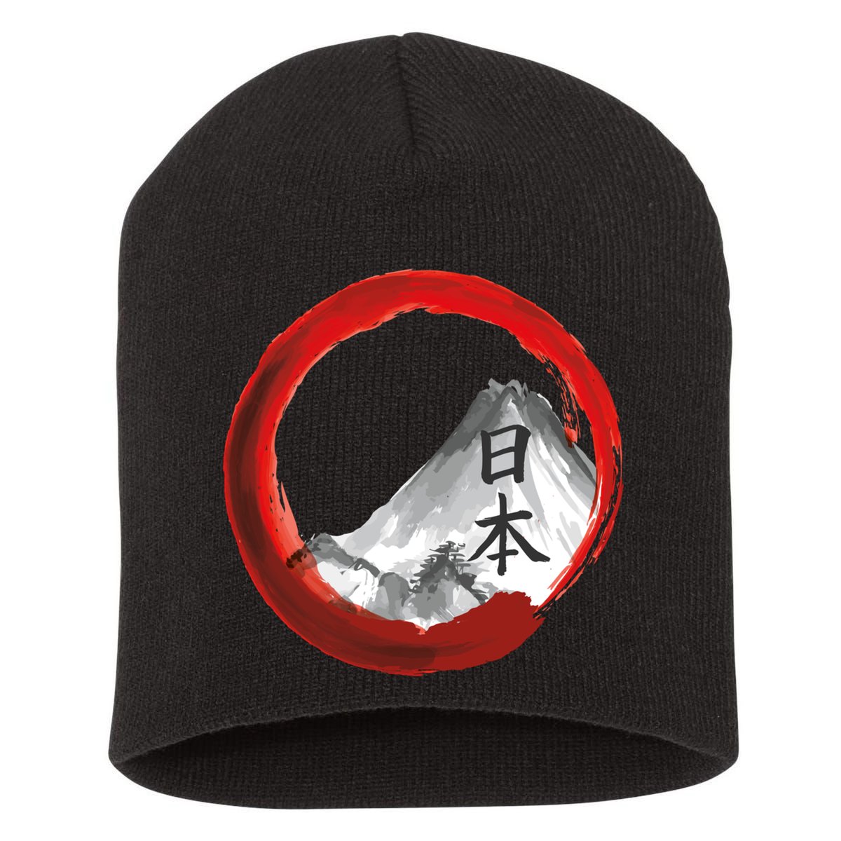 Mount Fuji Short Acrylic Beanie