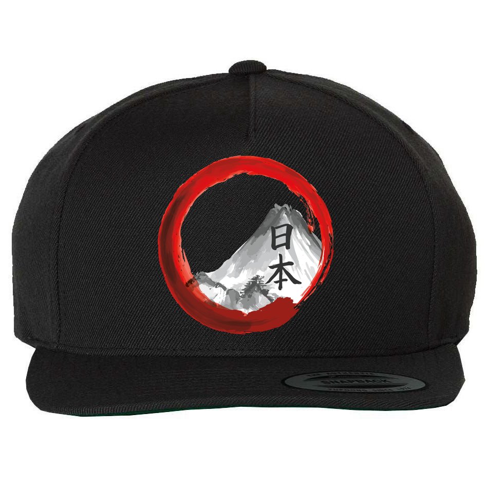 Mount Fuji Wool Snapback Cap