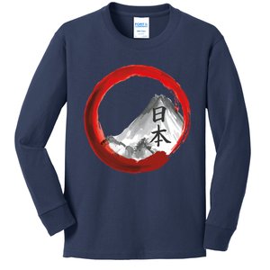 Mount Fuji Kids Long Sleeve Shirt