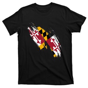 Maryland Flag Marylander Maryland Flag State Pride T-Shirt