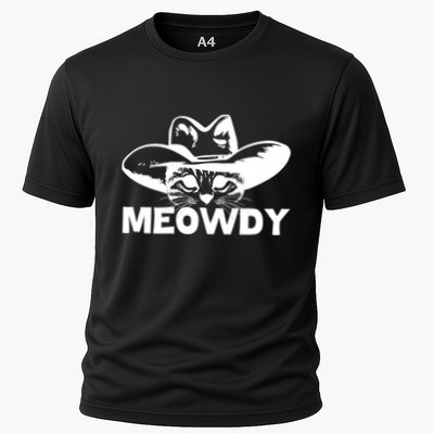 Meowdy Funny Mashup Between Meow And Howdy Cat Meme Cool Gift Performance Shirt