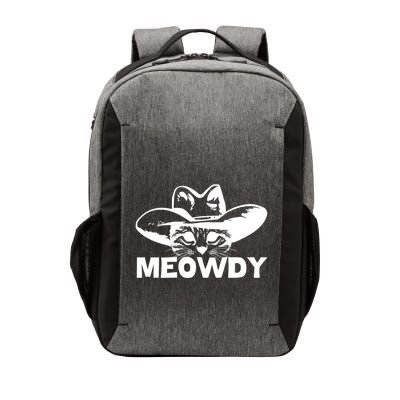 Meowdy Funny Mashup Between Meow And Howdy Cat Meme Cool Gift Vector Backpack