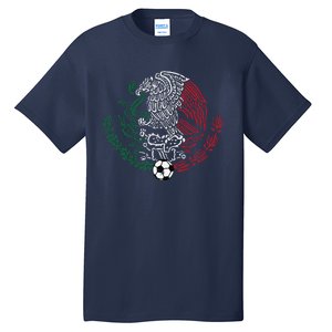 Mexico Flag Mexican Eagle Soccer Tall T-Shirt