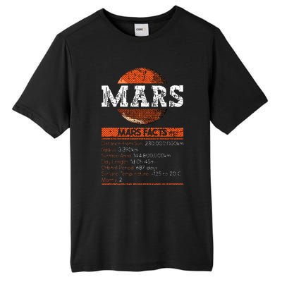 Mars Facts Mars Planet Space Lover Tall Fusion ChromaSoft Performance T-Shirt