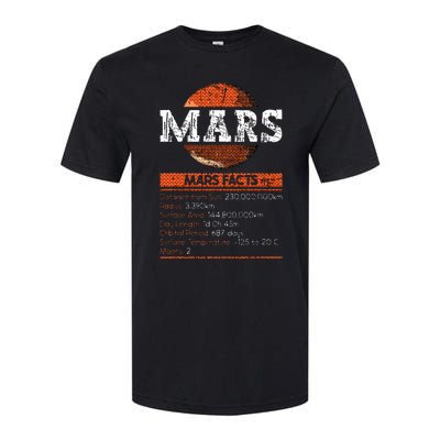 Mars Facts Mars Planet Space Lover Softstyle CVC T-Shirt