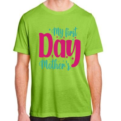 My First Mother's Day Meaningful Gift Adult ChromaSoft Performance T-Shirt