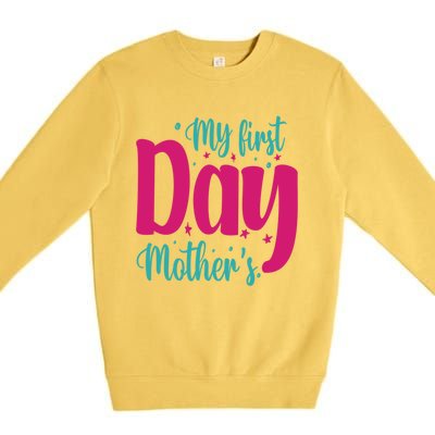 My First Mother's Day Meaningful Gift Premium Crewneck Sweatshirt