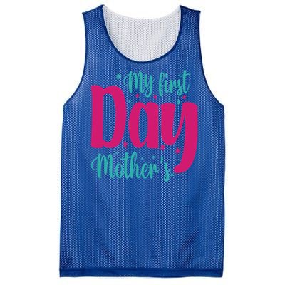 My First Mother's Day Meaningful Gift Mesh Reversible Basketball Jersey Tank