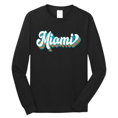 Miami Football Long Sleeve Shirt