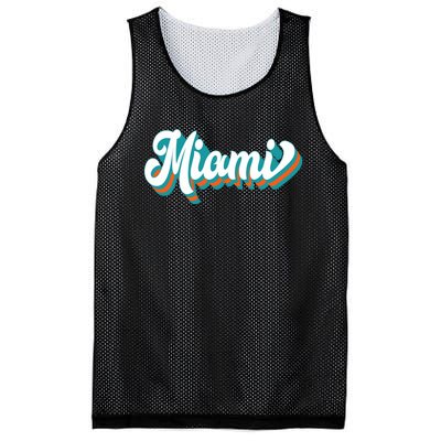 Miami Football Mesh Reversible Basketball Jersey Tank