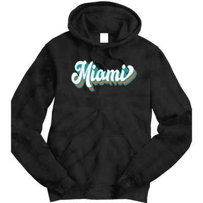 Miami Football Tie Dye Hoodie