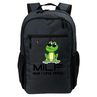 MILF Funny Man I Love Frogs Lover Daily Commute Backpack