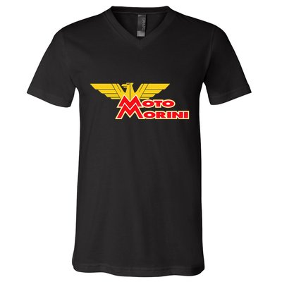 Motos Funny Morinimm V-Neck T-Shirt