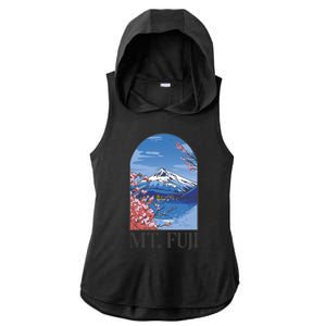 Mt. Fuji Ladies PosiCharge Tri-Blend Wicking Draft Hoodie Tank