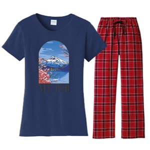 Mt. Fuji Women's Flannel Pajama Set