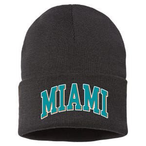 Miami Florida Sustainable Knit Beanie