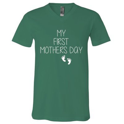 My First Mothers Day V-Neck T-Shirt