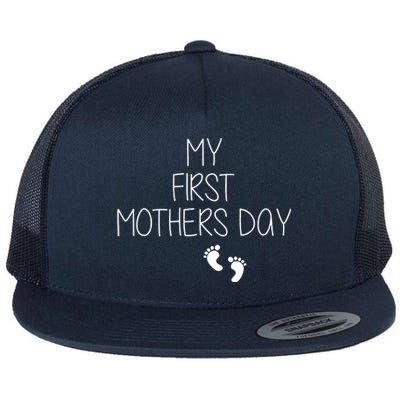 My First Mothers Day Flat Bill Trucker Hat