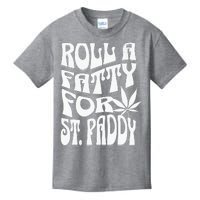 Men Funny Marijuana St. Patrick's Day Roll Fatty For St. Paddy's Kids T-Shirt