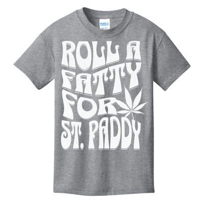 Men Funny Marijuana St. Patrick's Day Roll Fatty For St. Paddy's Kids T-Shirt