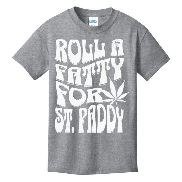 Men Funny Marijuana St. Patrick's Day Roll Fatty For St. Paddy's Kids T-Shirt