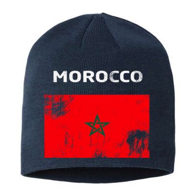 Morocco Flag Sustainable Beanie