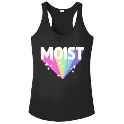 Moist Funny Meme Offensive Weird Cool Hilarious Humorous Ladies PosiCharge Competitor Racerback Tank