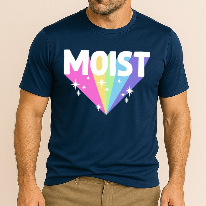 Moist Funny Meme Offensive Weird Cool Hilarious Humorous Performance Shirt