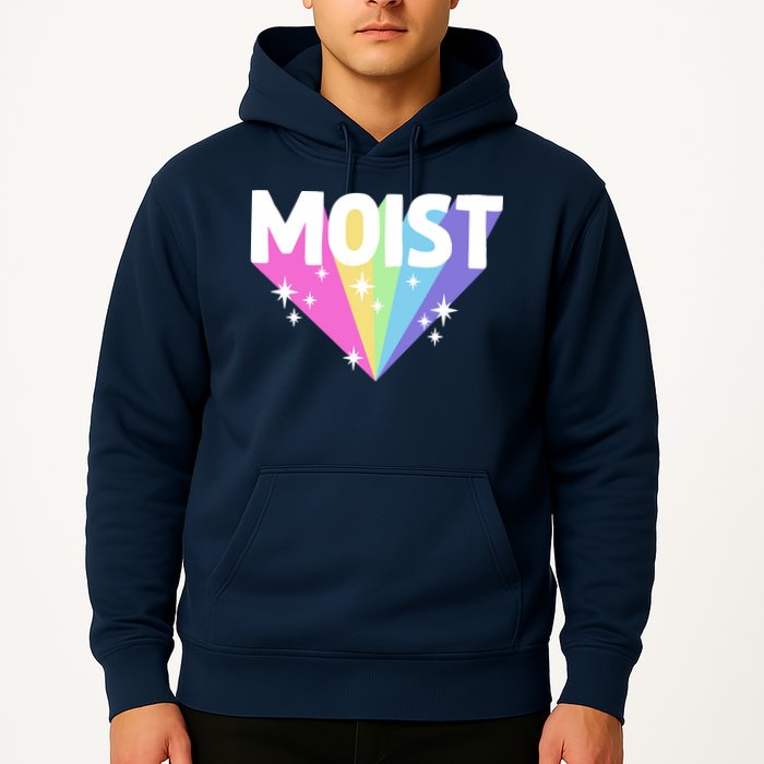 Moist Funny Meme Offensive Weird Cool Hilarious Humorous Hoodie