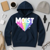 Moist Funny Meme Offensive Weird Cool Hilarious Humorous Hoodie