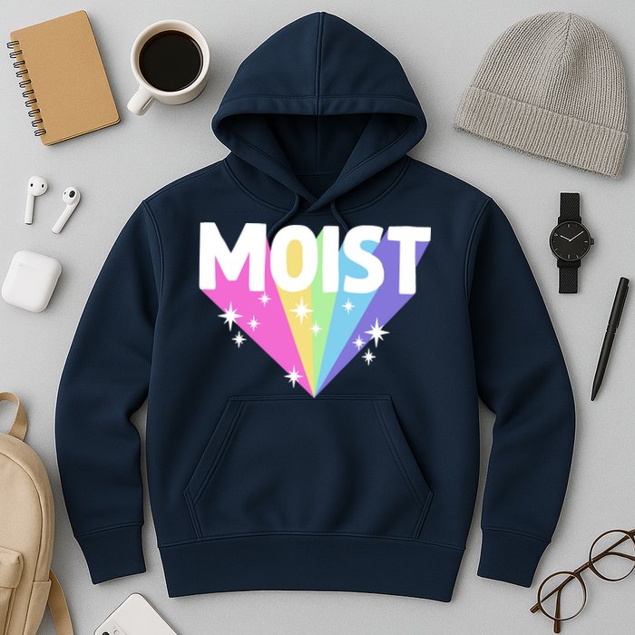 Moist Funny Meme Offensive Weird Cool Hilarious Humorous Hoodie
