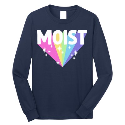 Moist Funny Meme Offensive Weird Cool Hilarious Humorous Long Sleeve Shirt